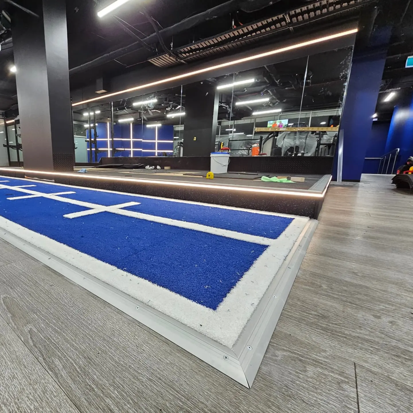 Renovated training area at Plus Fitness Merrylands West